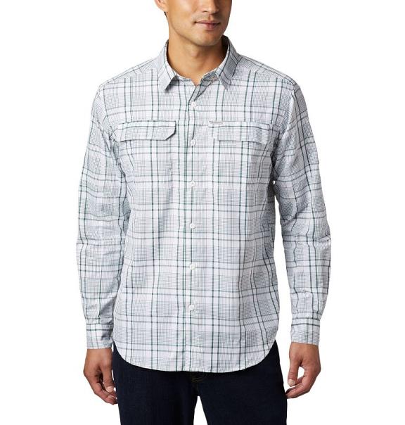 Columbia Silver Ridge II Shirts White For Men's NZ85724 New Zealand